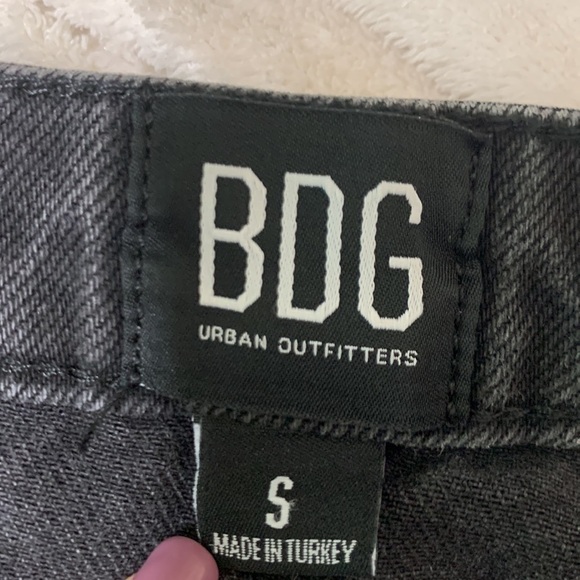 Urban Outfitters BDG Button Down Raw Hem Denim Mini Skirt - Picture 5 of 6